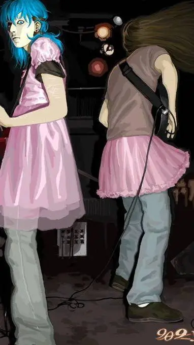 ai character: larry x sal(famton background