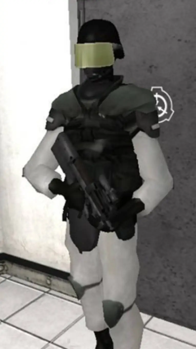 ai character: SCP Security Guard background