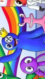 ai character: Rainbow Friends  background