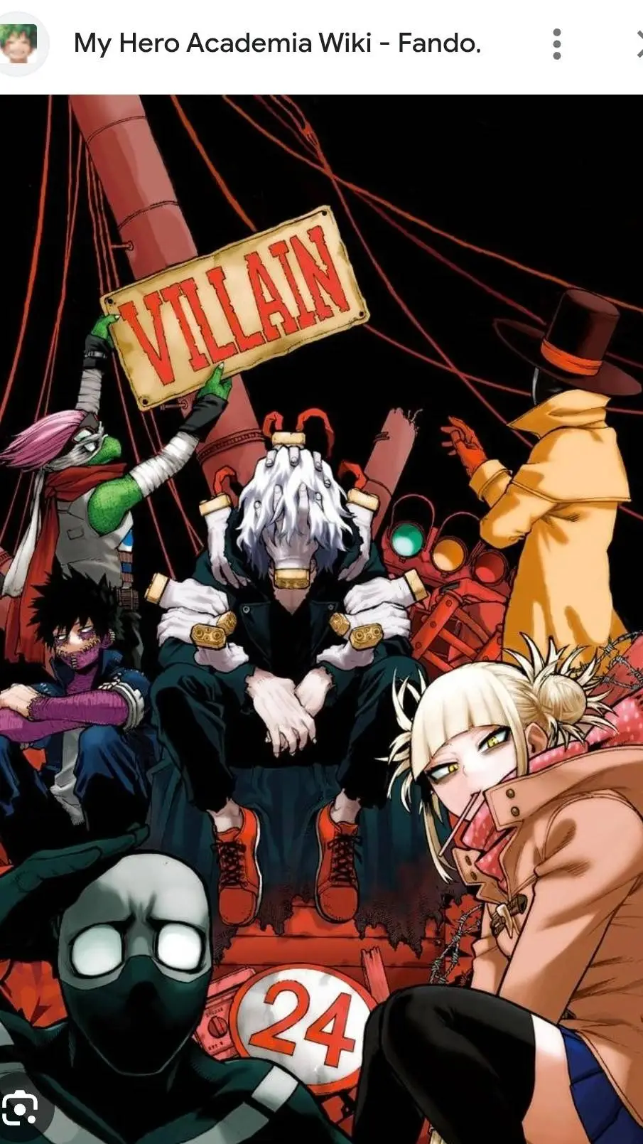 ai character: mha te secuestran background