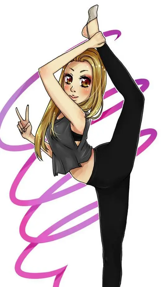 ai character: gymnastics  background