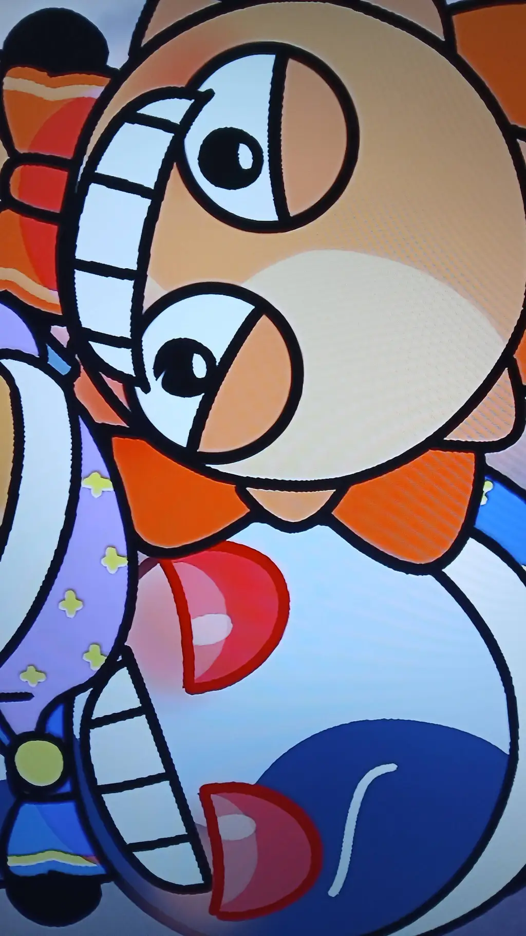 ai character: sun and moon background