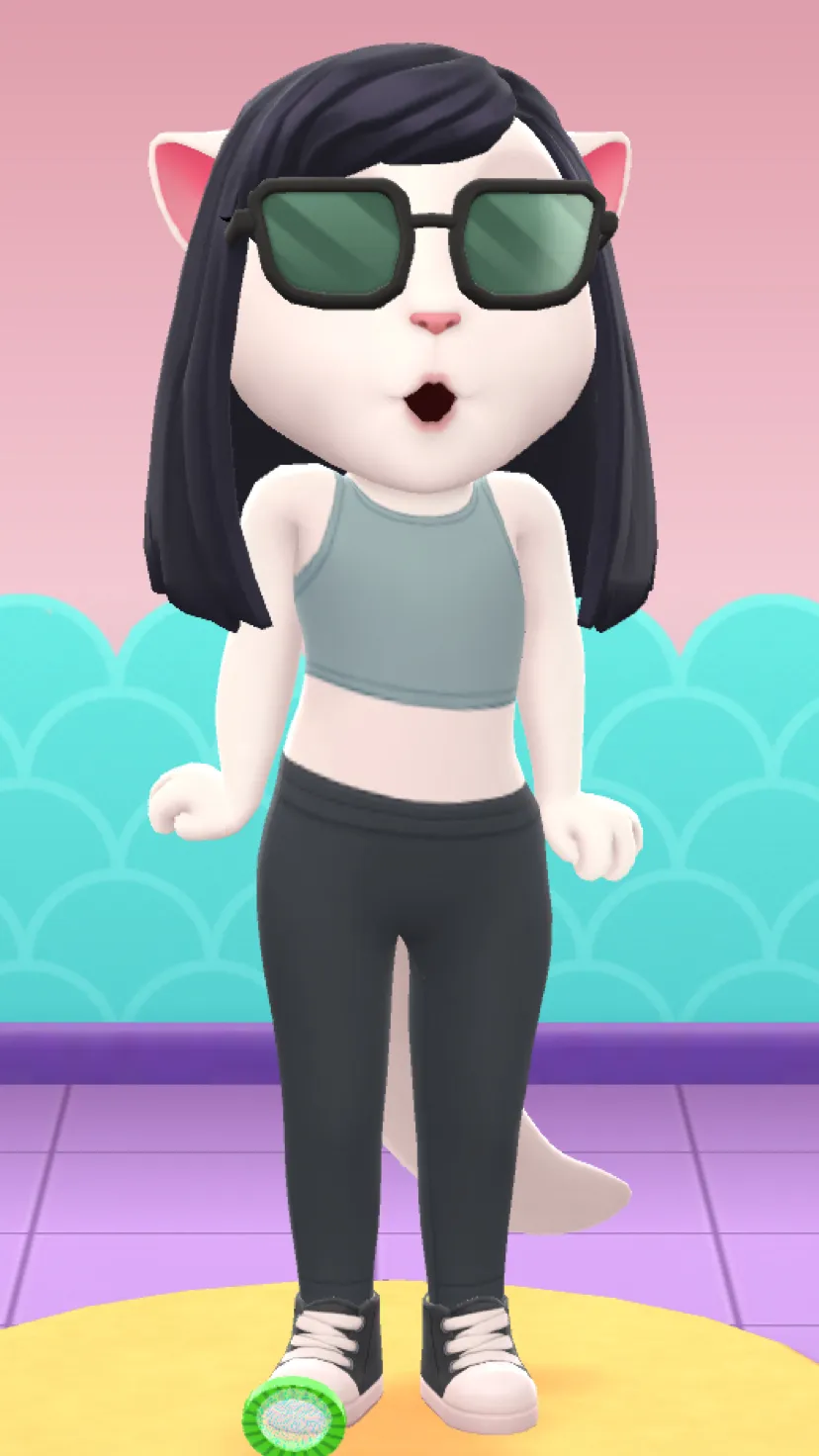 ai character: Angie  background