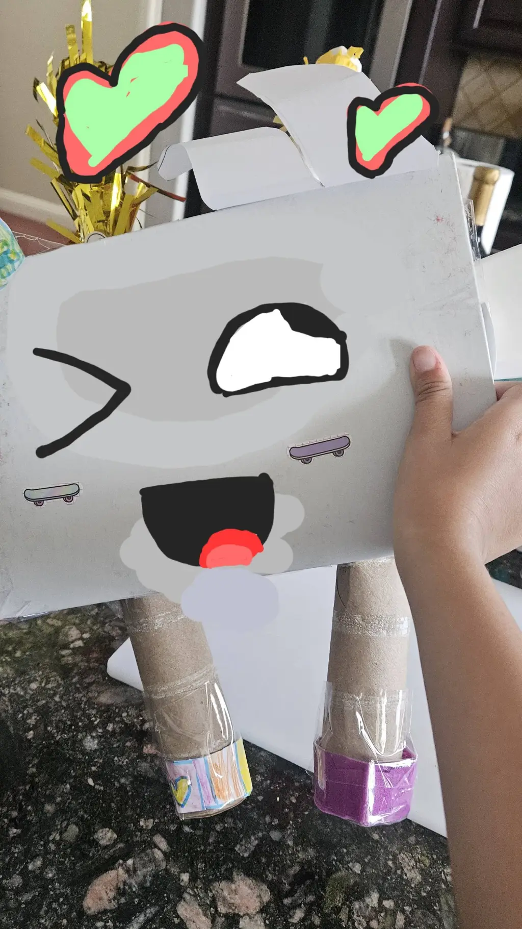 ai character: Crazy junkbot background