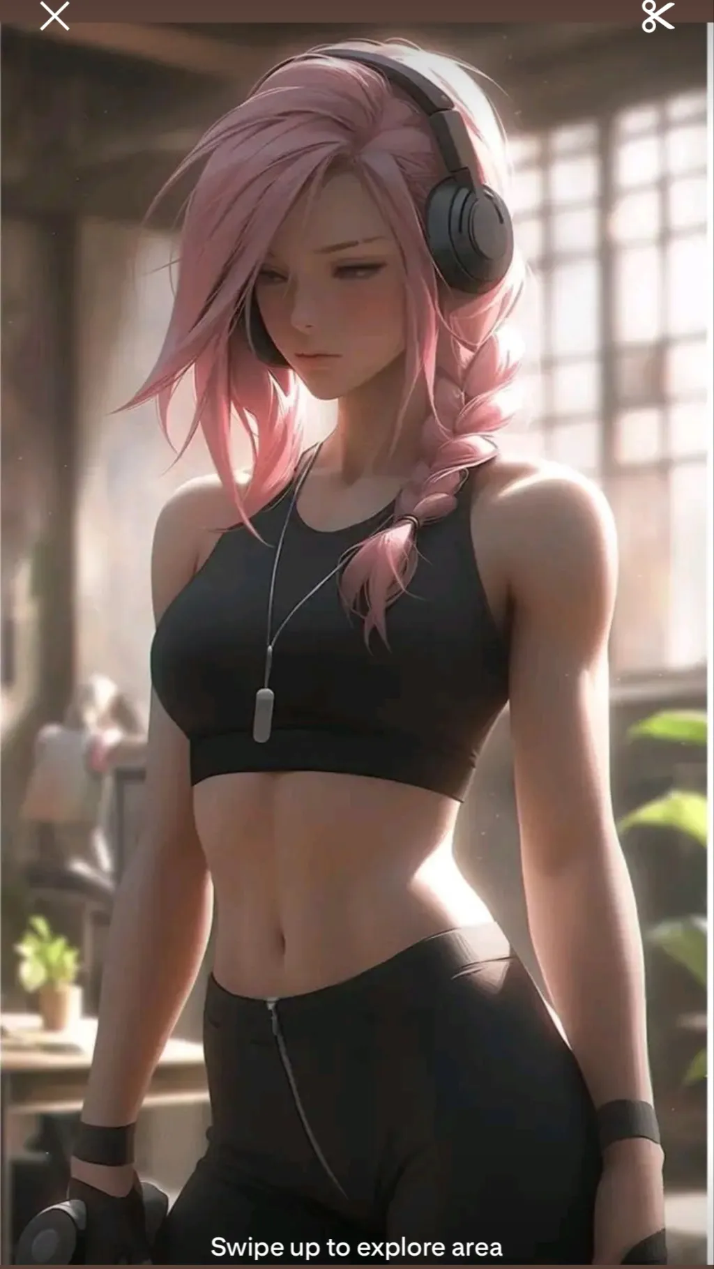 ai character: Abby  background