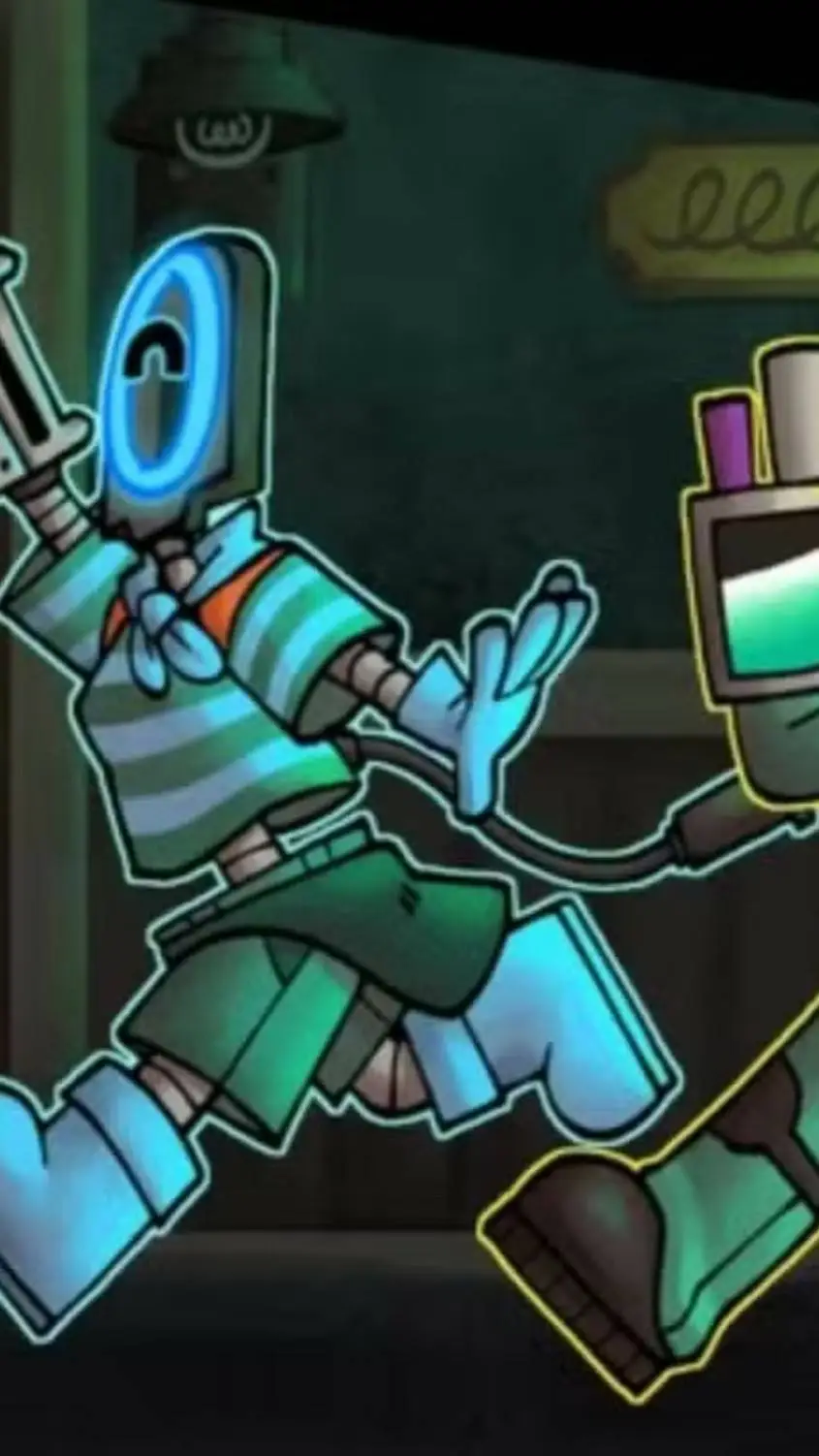 ai character: clean crew background