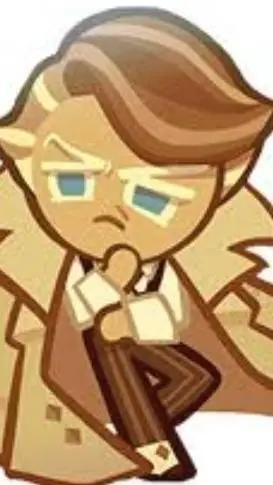 ai character: almond cookie  background