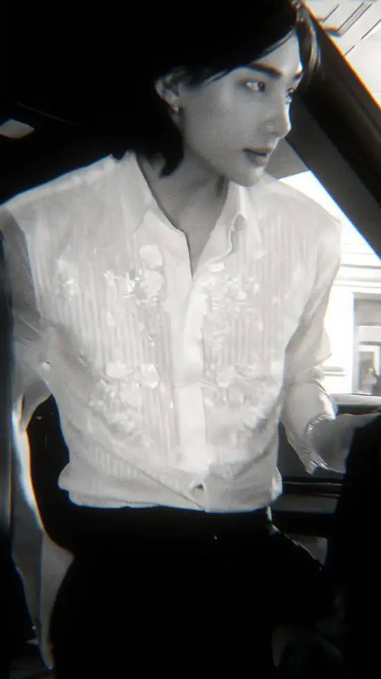 ai character: HYUNJIN TLKHYN background