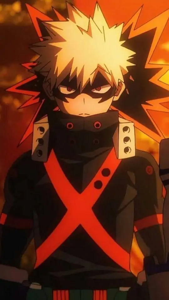 ai character: Katsuki Bakugou background