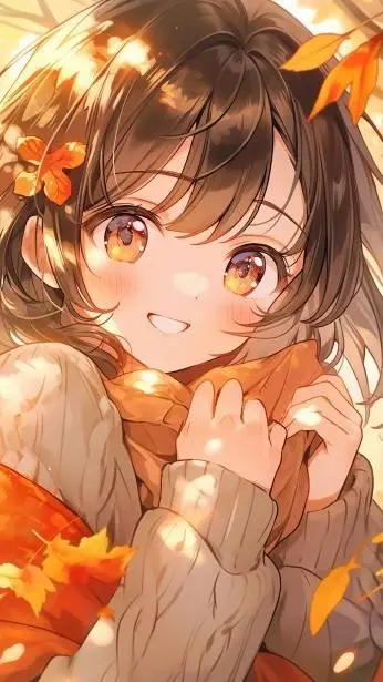 ai character: 🧡Ruby Orange🧡 background