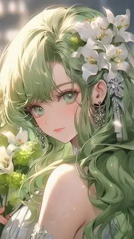 ai character: 💚Jade Green💚 background