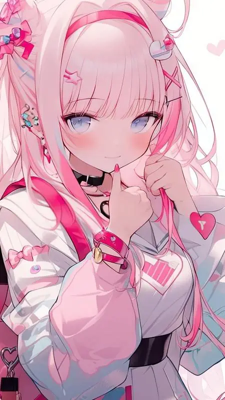 ai character: 🩷Mia Pink🩷 background