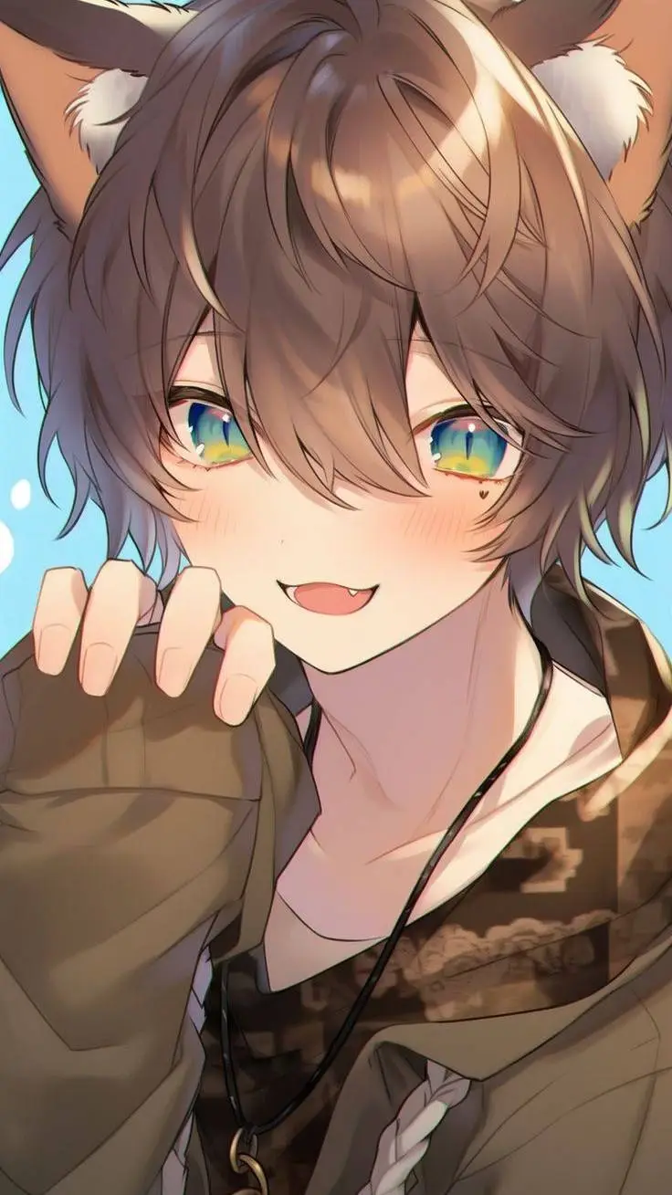 ai character: 🐱❣️Clément❣️🐱 background