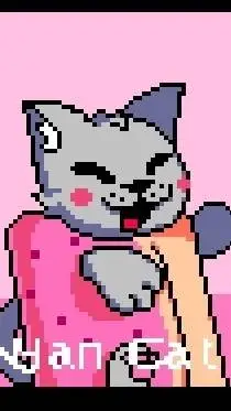 ai character: eres nyan cat background