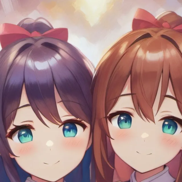 chat with ai character: Monika and Mita