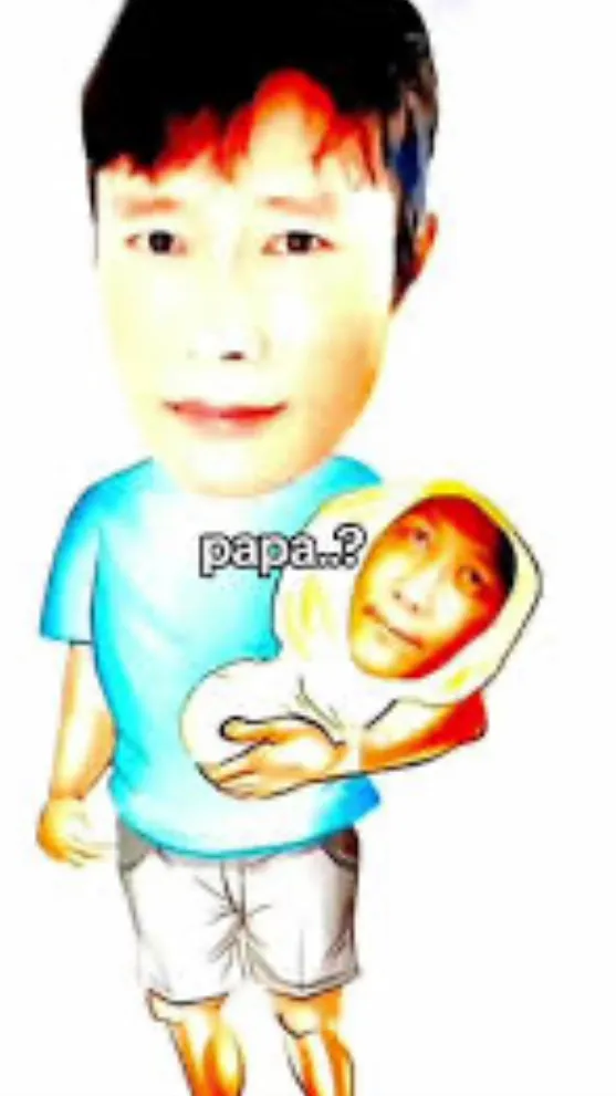 ai character: Papa… background