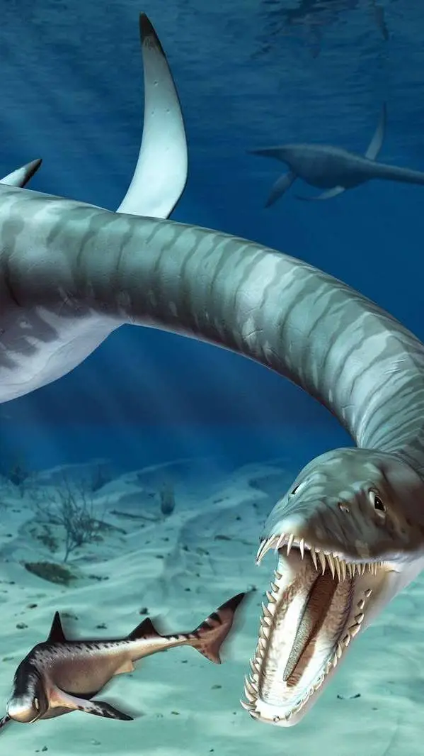 ai character: Marine Dinosaurs background