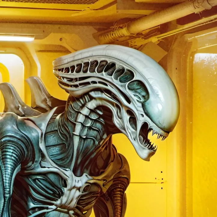 chat with ai character: Alien: Xenomorph