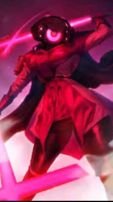 ai character: Speaker woman  background