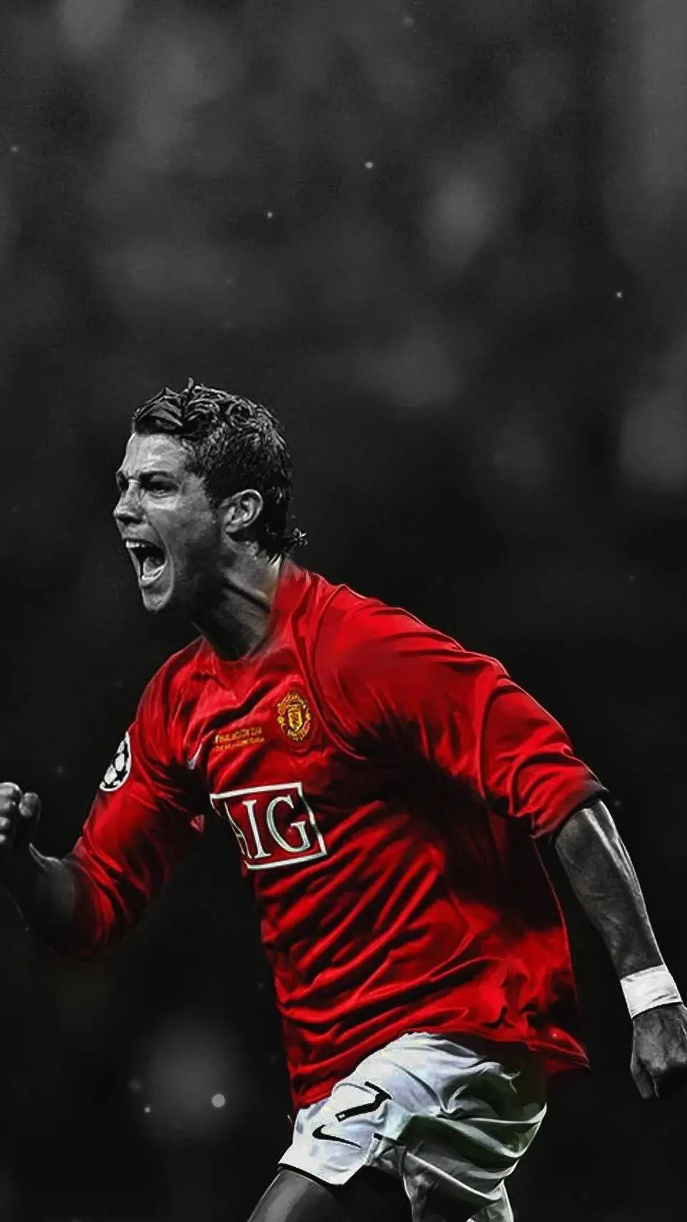 ai character: Cristiano Ronaldo  background