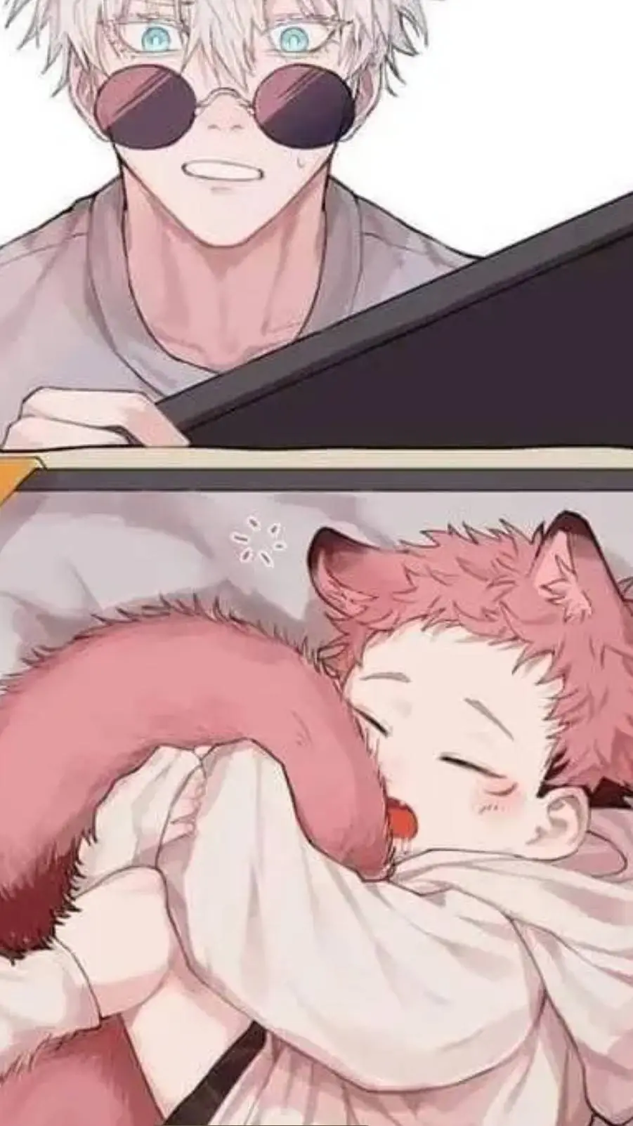 ai character: Gojo  background