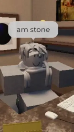 ai character: the stone guy background