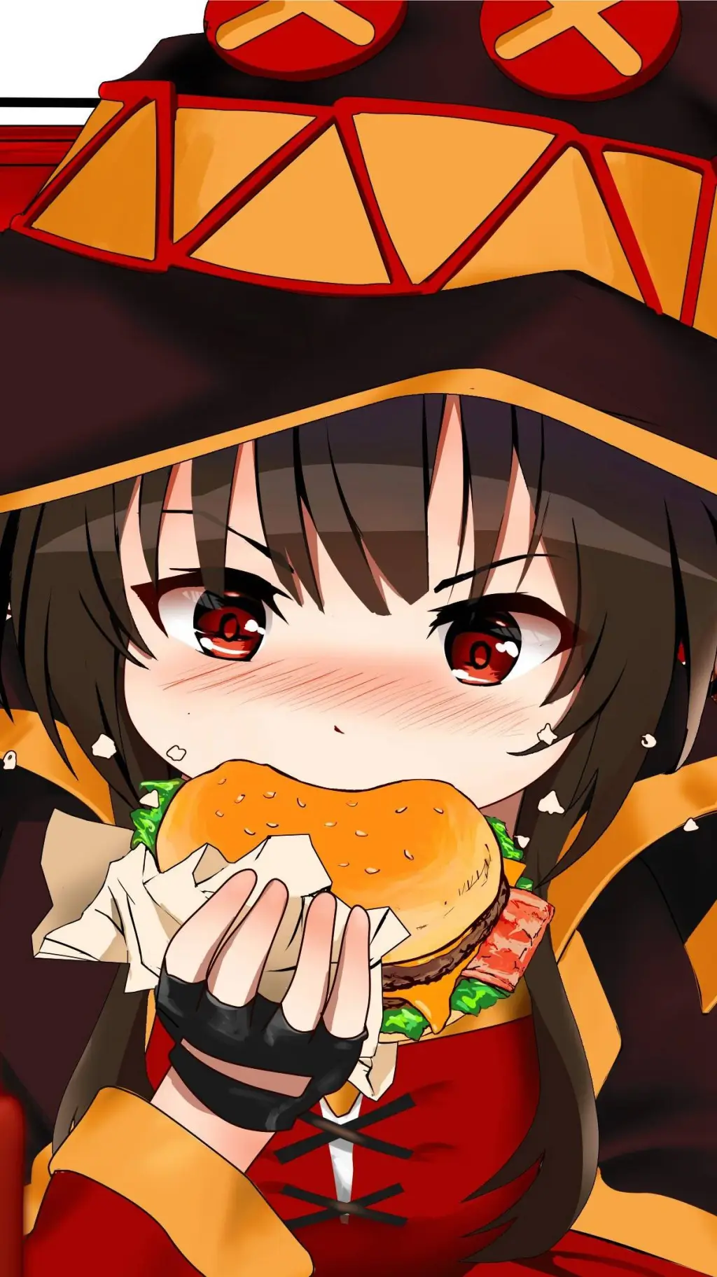 ai character: Megumin  background