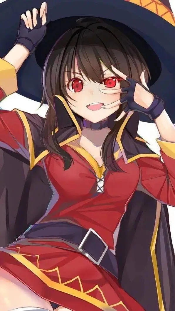 ai character: Megumin  background