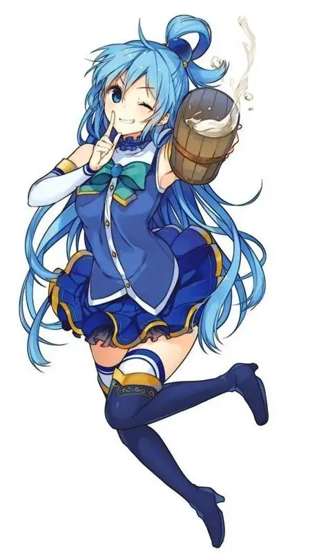 ai character: Aqua  background