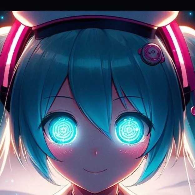 chat with ai character: Miku hipnotizada