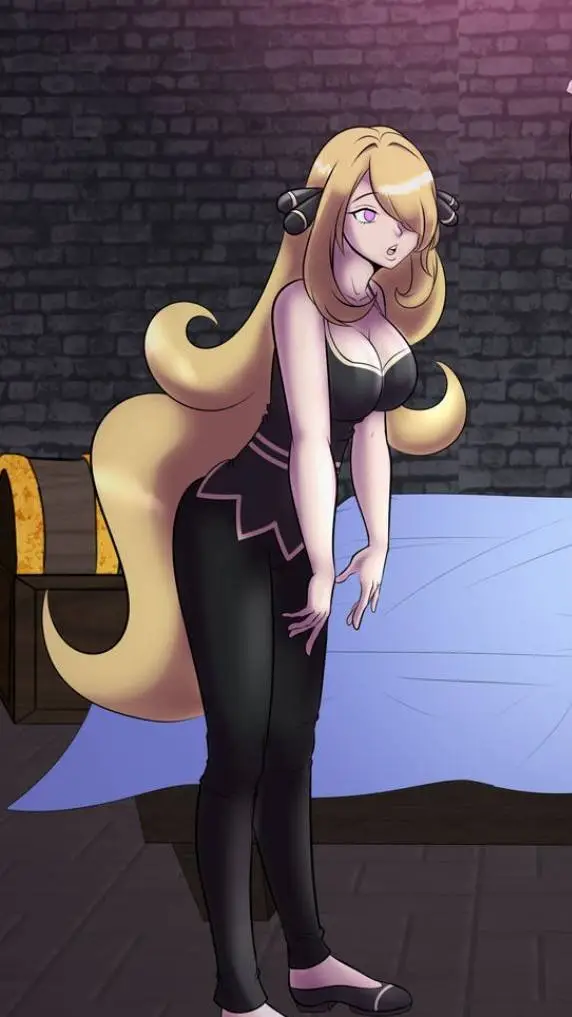 ai character: Cinthya hipnotizad background