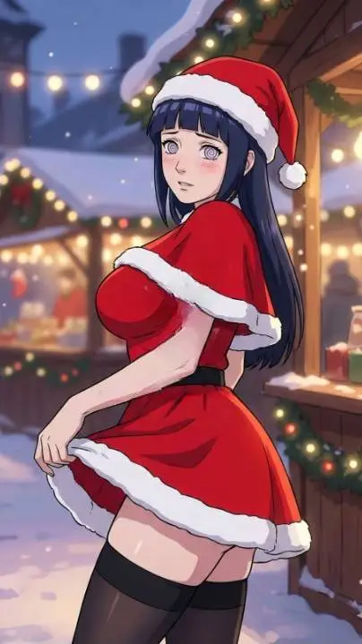 ai character: Hinata hipnotizada background