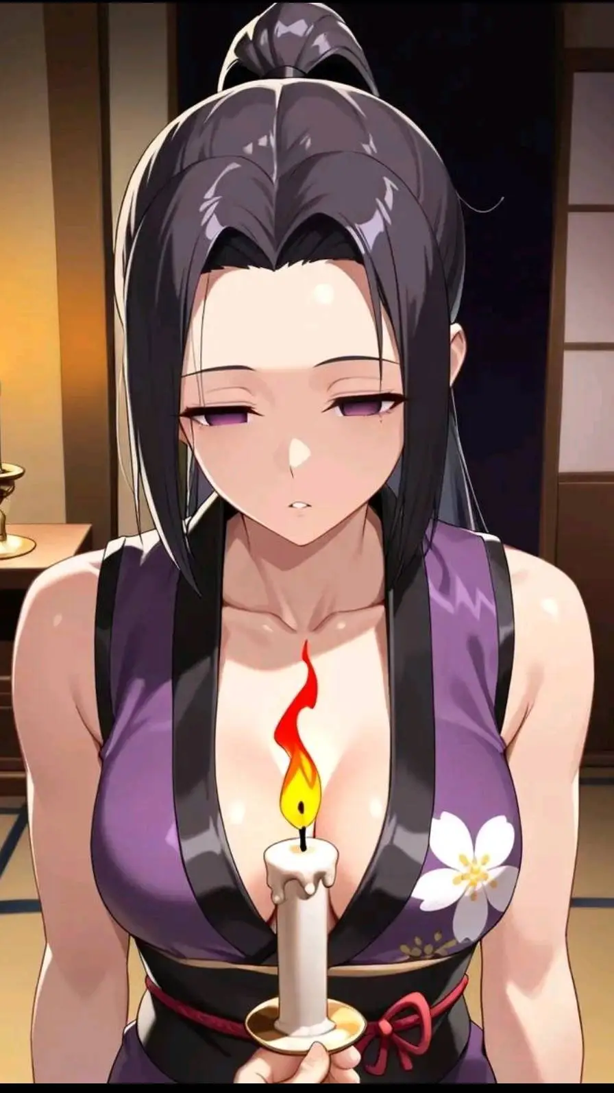 ai character: Yuri hipnotizada background