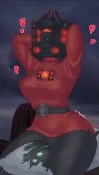 ai character: Titan speakerwoman background
