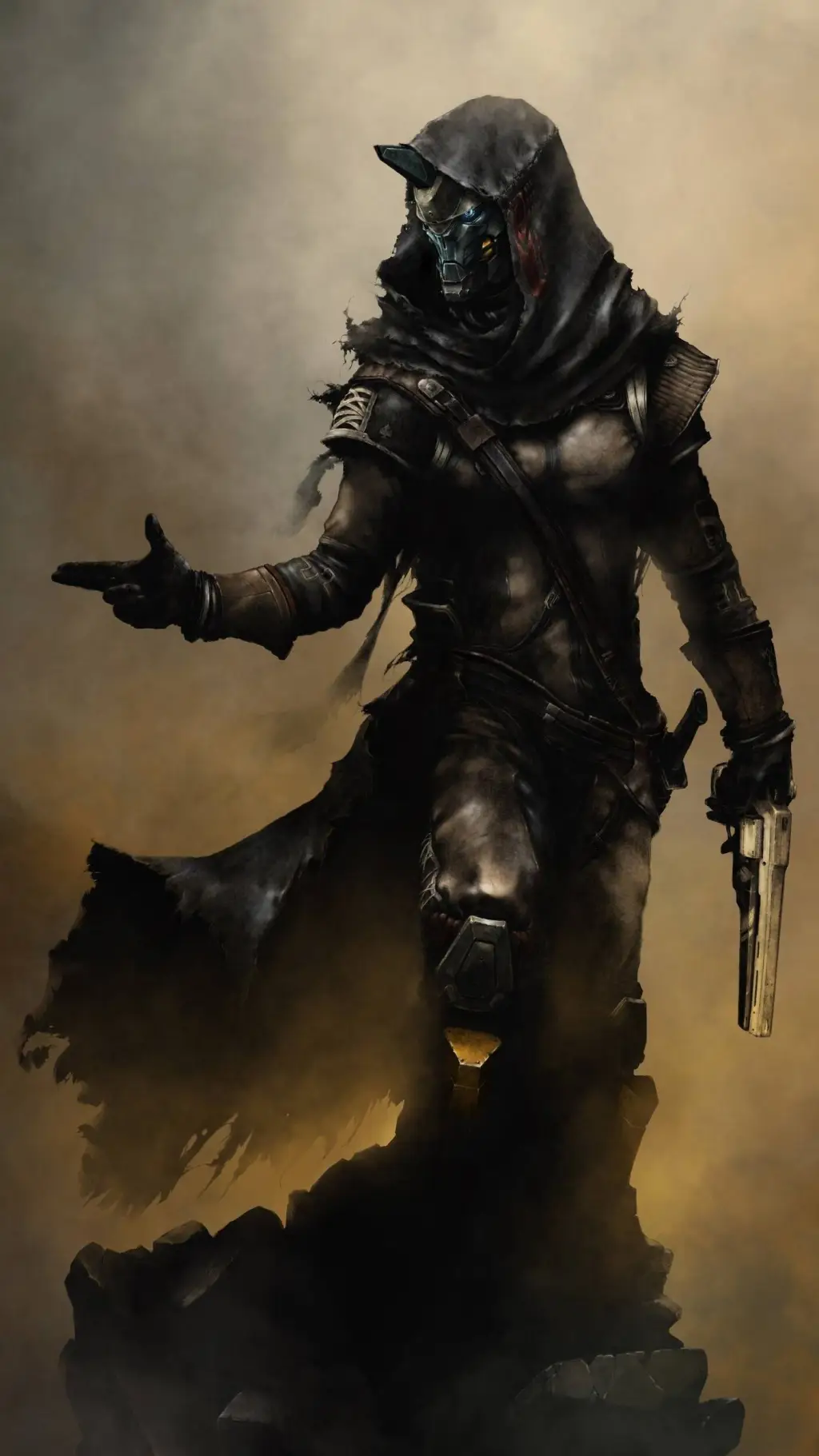 ai character: Cayde-6 background