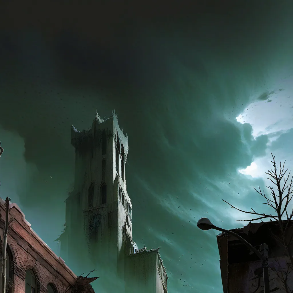 chat with ai character: Ciudad abandonada 