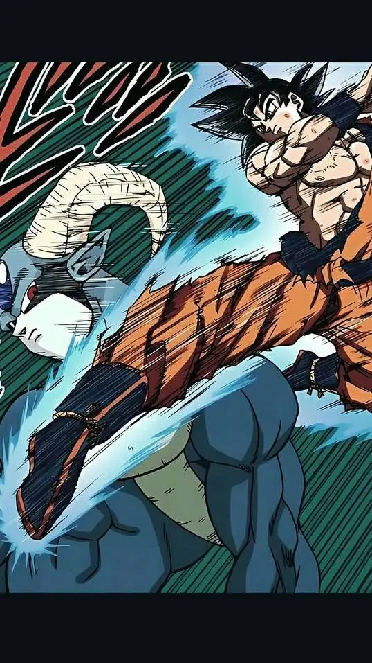 ai character: Goku ultra instint background