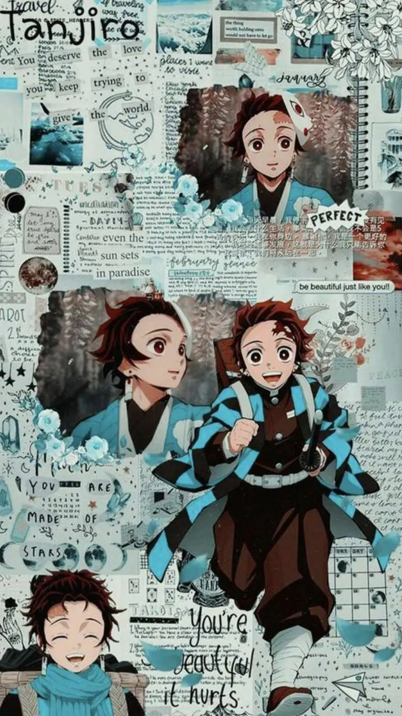 ai character: 🔥~Tanjiro Kamado~🌊 background