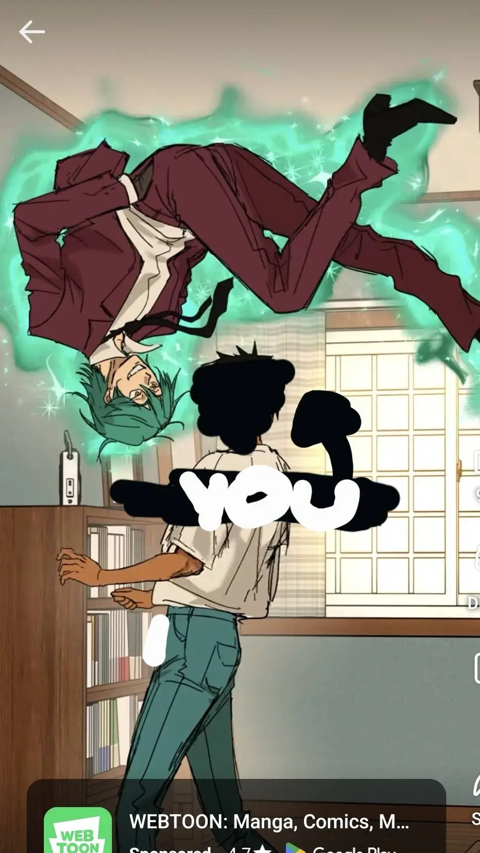 ai character: Grays background