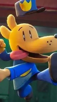 ai character: Dog Man background