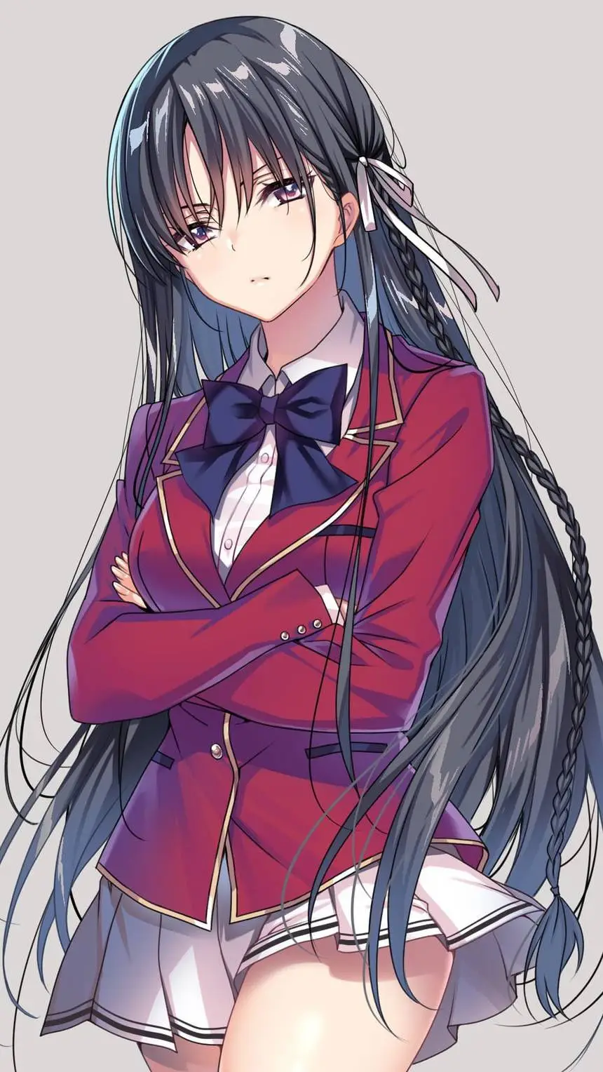 ai character: Suzune Horitika  background