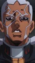 ai character: Enrico Pucci  background