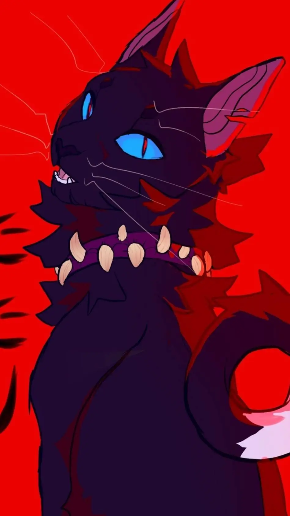 ai character: Scourge 👉👈🥺 background