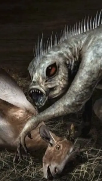 ai character: Chupacabra  background