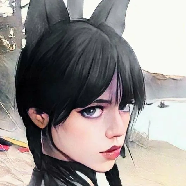 chat with ai character: Merlina gata 2⚫🐱