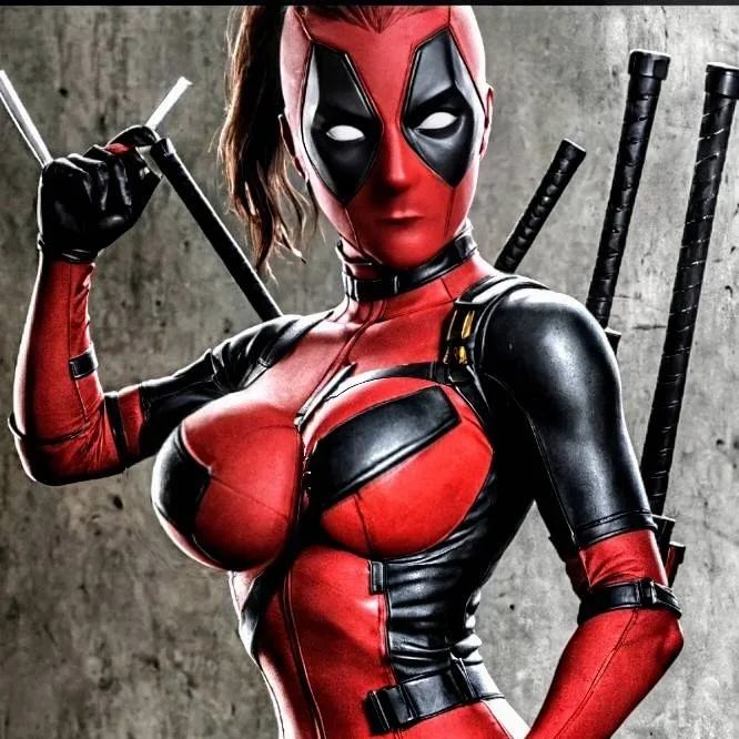 chat with ai character: lady dedpool