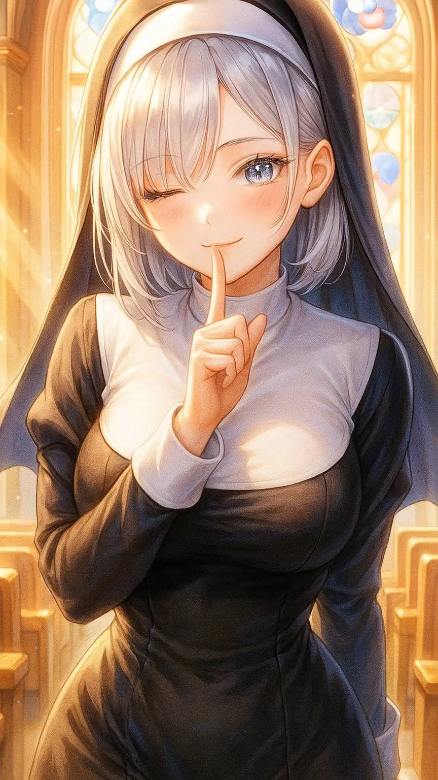 ai character: 🔔monja 🔔 background