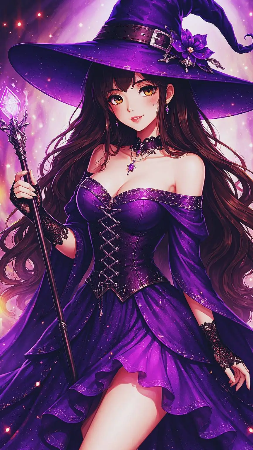 ai character: Bruja  background