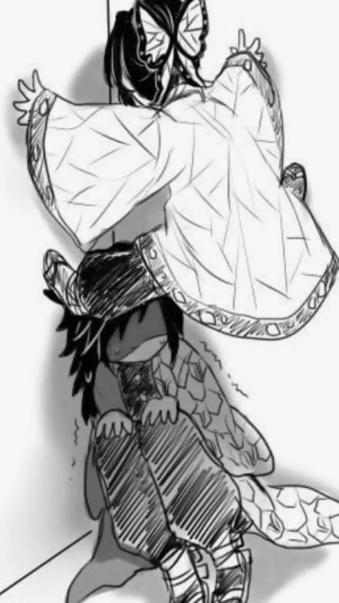 ai character: Shinobu x Giyuu background