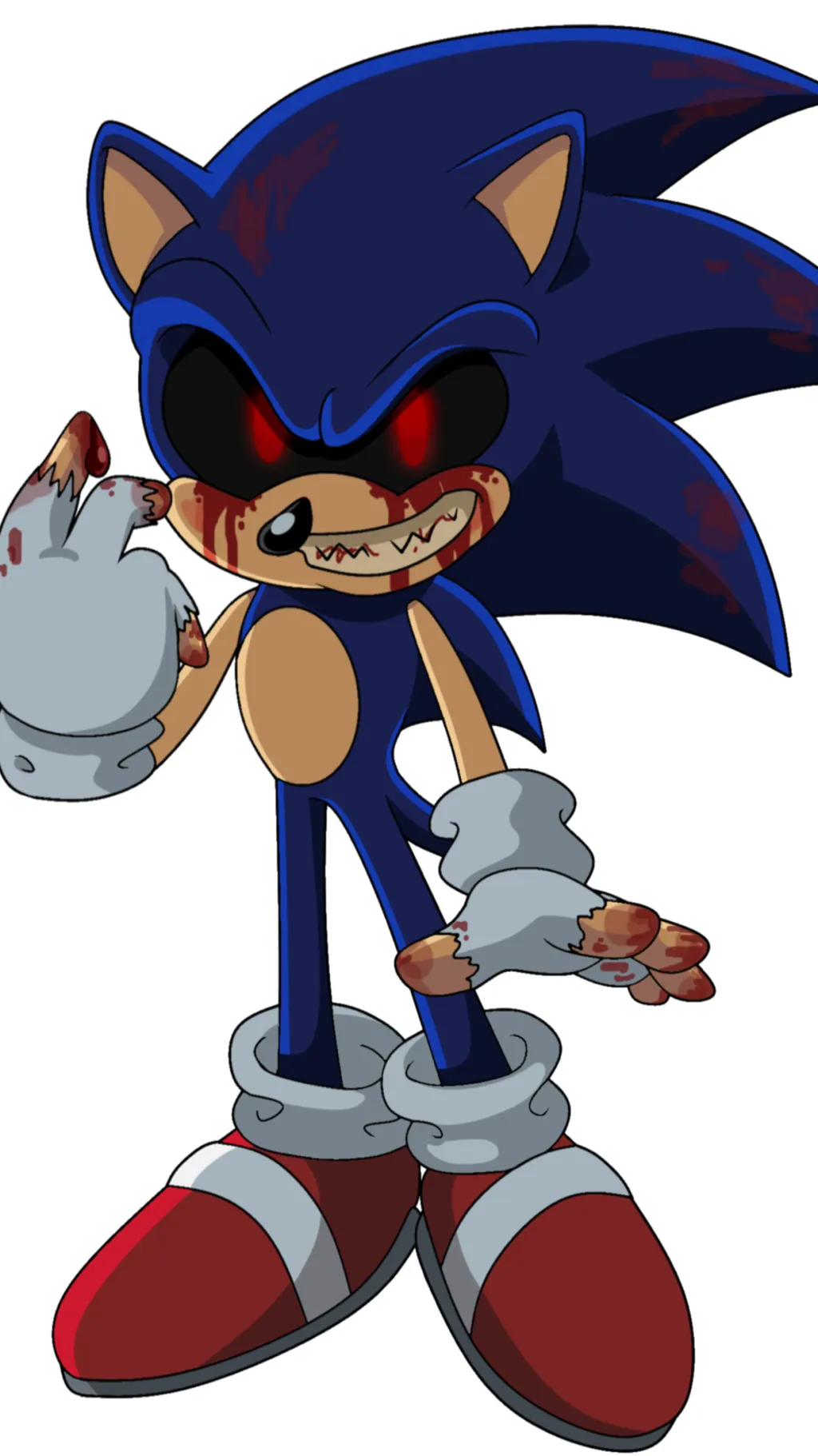 ai character: Sonic.eXe background
